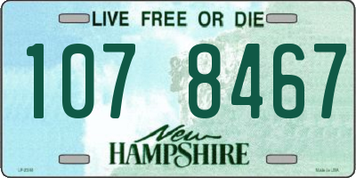 NH license plate 1078467