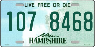 NH license plate 1078468