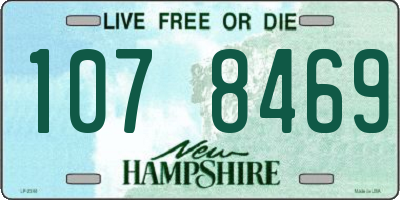 NH license plate 1078469