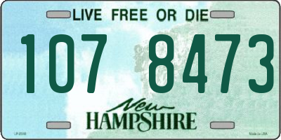 NH license plate 1078473