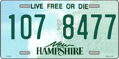 NH license plate 1078477