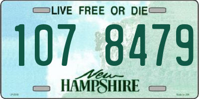 NH license plate 1078479