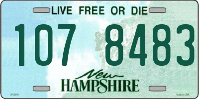 NH license plate 1078483