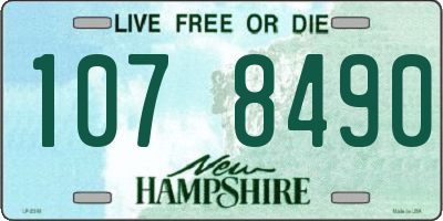 NH license plate 1078490