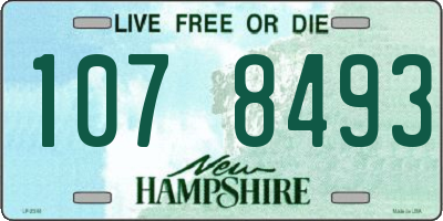 NH license plate 1078493