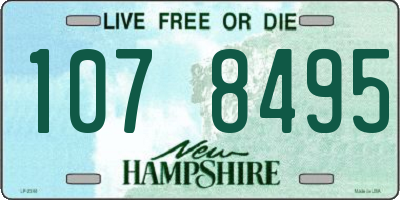 NH license plate 1078495