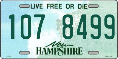 NH license plate 1078499