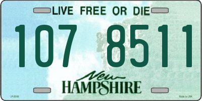 NH license plate 1078511