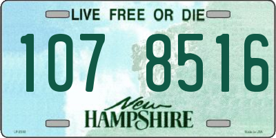 NH license plate 1078516