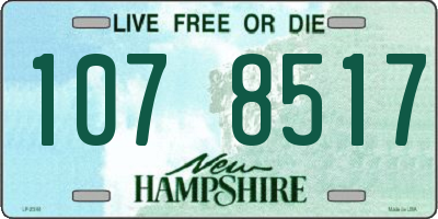 NH license plate 1078517