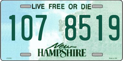 NH license plate 1078519