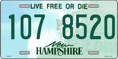 NH license plate 1078520
