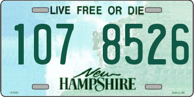 NH license plate 1078526