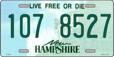 NH license plate 1078527