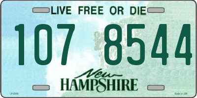 NH license plate 1078544