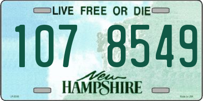 NH license plate 1078549
