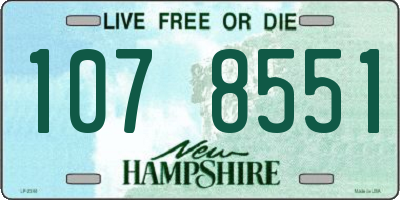 NH license plate 1078551