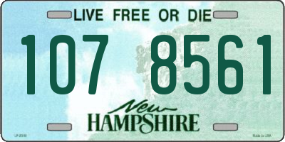 NH license plate 1078561