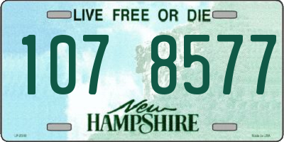 NH license plate 1078577