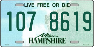NH license plate 1078619