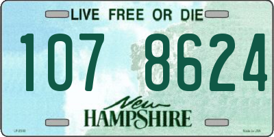 NH license plate 1078624