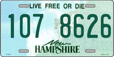NH license plate 1078626