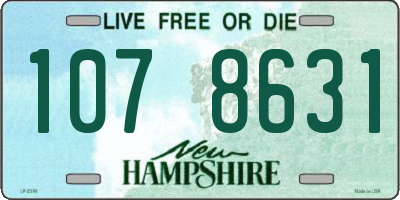 NH license plate 1078631