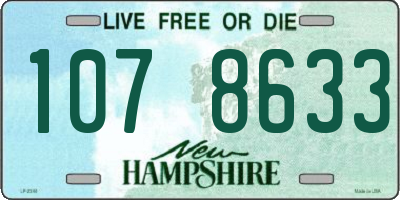 NH license plate 1078633