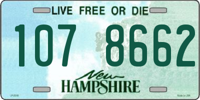 NH license plate 1078662