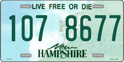 NH license plate 1078677