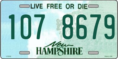 NH license plate 1078679