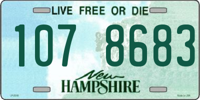 NH license plate 1078683