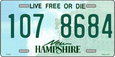 NH license plate 1078684