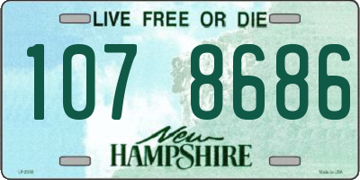 NH license plate 1078686