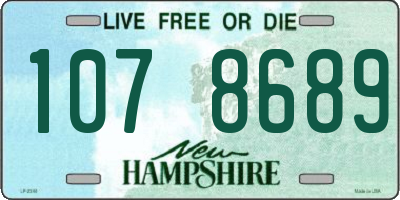NH license plate 1078689