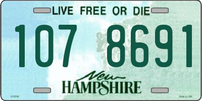 NH license plate 1078691