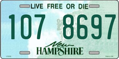 NH license plate 1078697