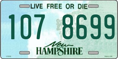 NH license plate 1078699