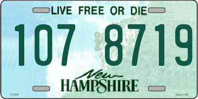 NH license plate 1078719