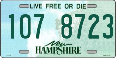 NH license plate 1078723