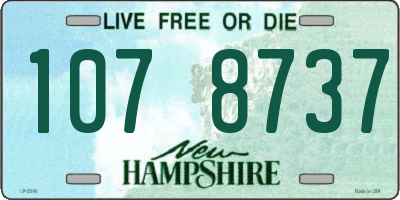 NH license plate 1078737
