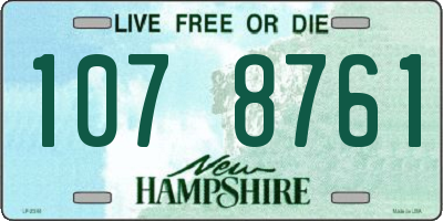 NH license plate 1078761