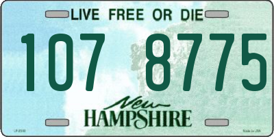 NH license plate 1078775