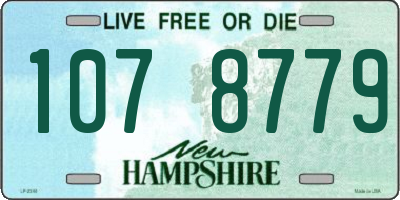 NH license plate 1078779