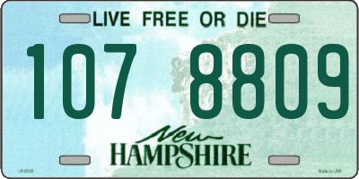 NH license plate 1078809