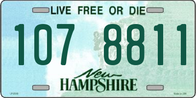 NH license plate 1078811