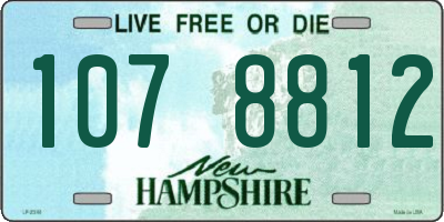 NH license plate 1078812