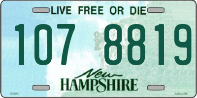 NH license plate 1078819