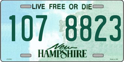 NH license plate 1078823
