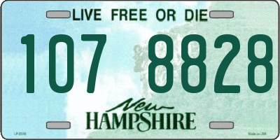 NH license plate 1078828